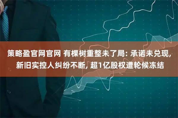策略盈官网官网 有棵树重整未了局: 承诺未兑现, 新旧实控人纠纷不断, 超1亿股权遭轮候冻结